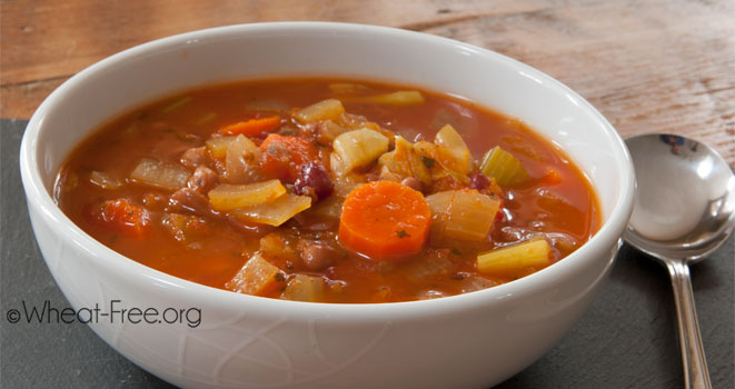 Vegetable bean soup (vegan)